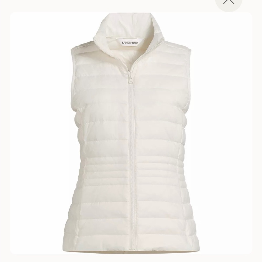 NWT Lands' End Women's Classic Black Vest V3